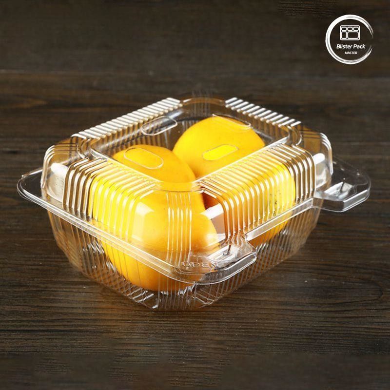 OEM/ODM Clamshell eenmalig fruitbakje en groentenverpakkingen helder PET-plastic voedselkwaliteit
