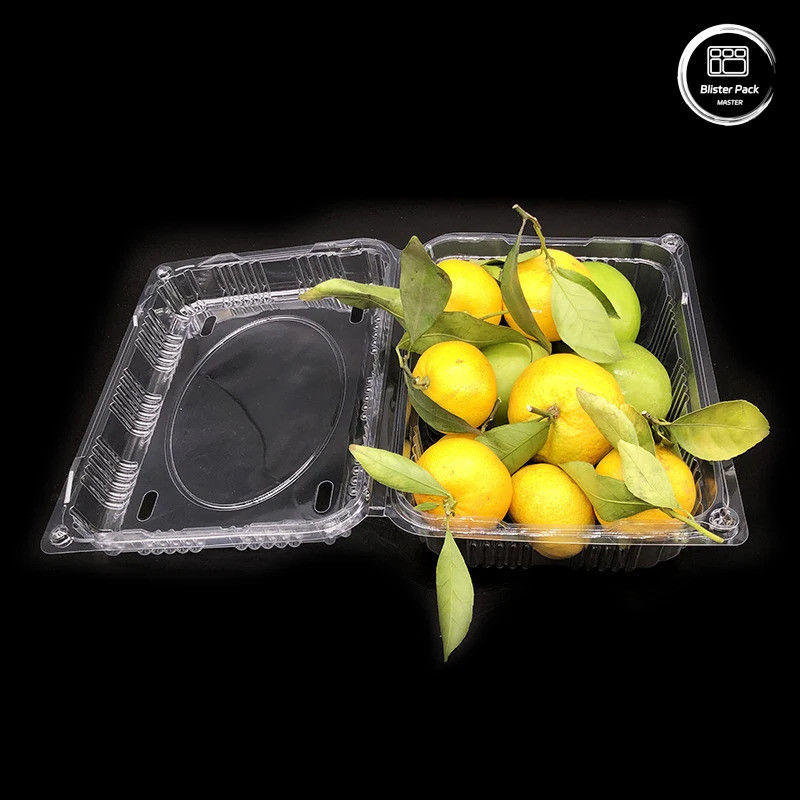 Geaffineerde plastic fruit- en groentenbakken Containers Berging Robuuste herbruikbare verzenddozen