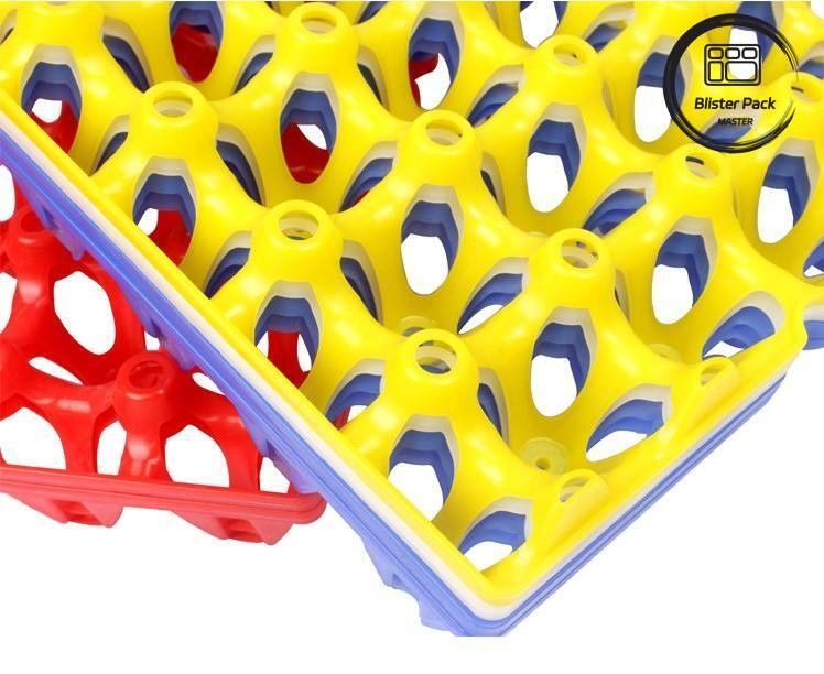 Goedkope 30 cellen plastic ei-blisterbak verpakking voor kip eieren
