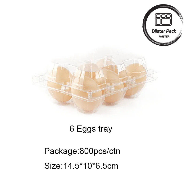 Transparante plastic eierenbak 4 tot 30 eieren capaciteit Blister box verpakking