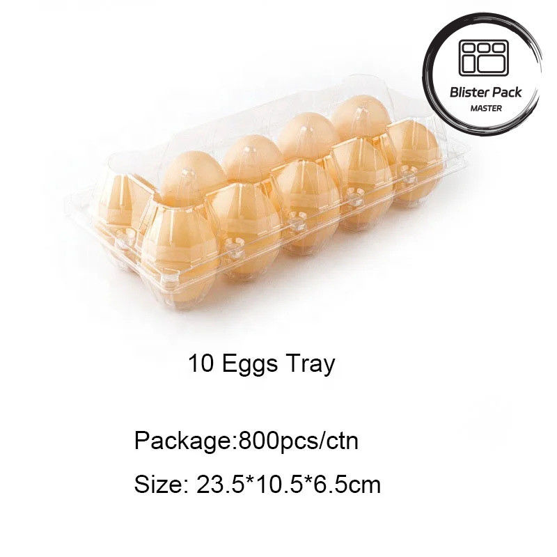Transparante plastic eierenbak 4 tot 30 eieren capaciteit Blister box verpakking