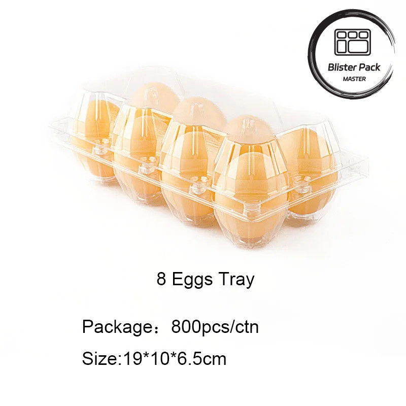 Transparante plastic eierenbak 4 tot 30 eieren capaciteit Blister box verpakking