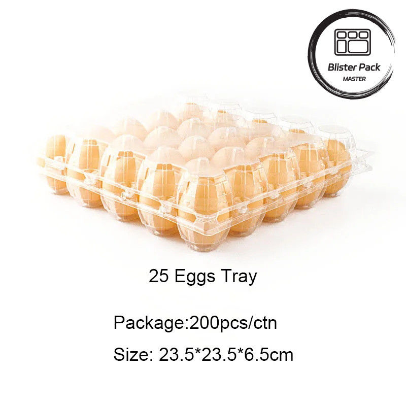 Transparante plastic eierenbak 4 tot 30 eieren capaciteit Blister box verpakking