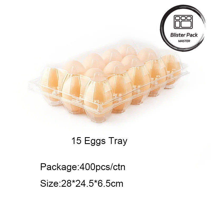 Transparante plastic eierenbak 4 tot 30 eieren capaciteit Blister box verpakking