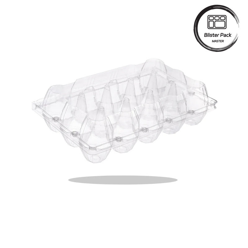 20/24/30 Cell PET Clear Plastic Egg Blister Tray Wegwerpeerbaar kwartel kip ei verpakking met deksel