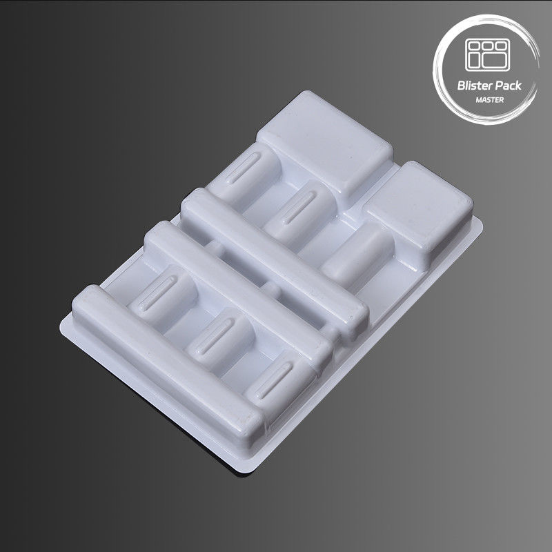 Medische vacuüm gevormde plastic bakken voor 6 injecties Blisterverpakking voor 5 ml en 10 ml flacons