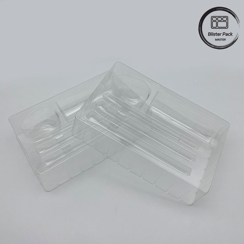 Custom PP PVC PET Plastic Medische Blister Pack Low MOQ Voor Medisch Voedsel En Elektronische