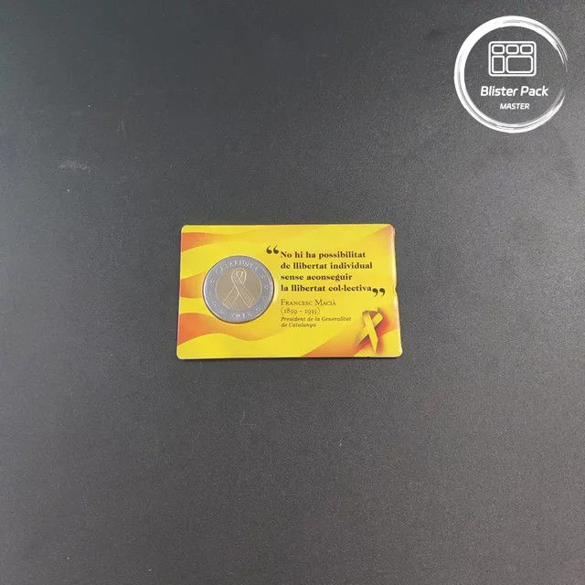 Duidelijke dubbel aangepaste blisterverpakking Clamshell voor munten met kartonnen verpakking
