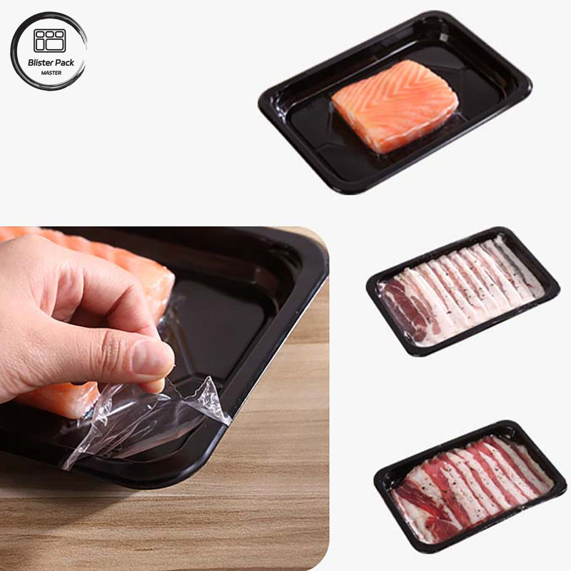 Custom Retort PP vleesbak Plastic voor oesters en bevroren vlees verpakking met veilige afdichting en duurzaam ontwerp