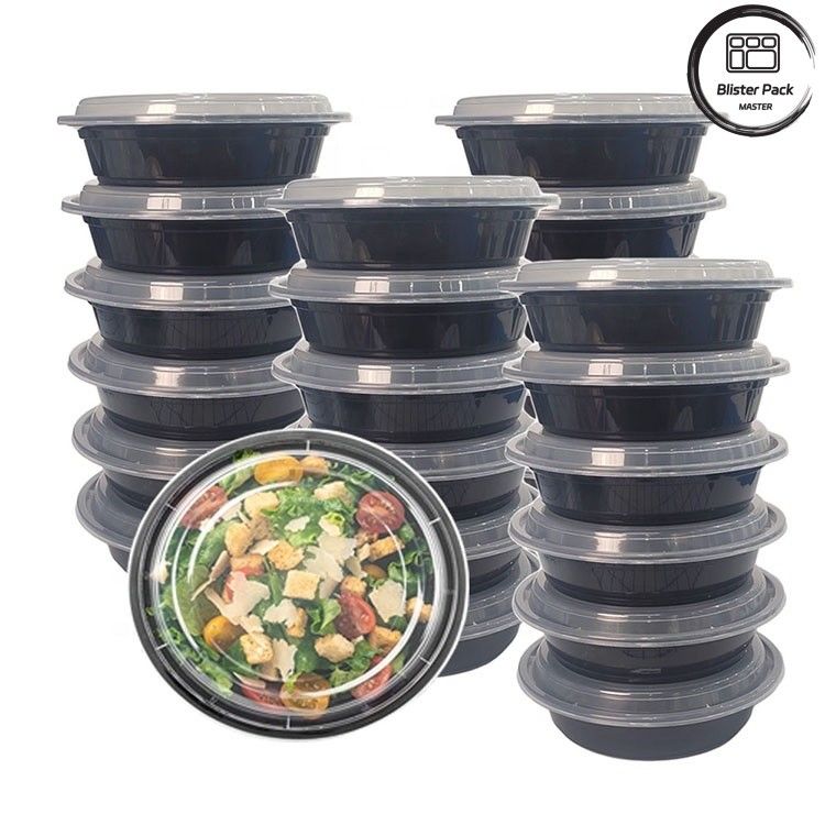 Eenmalige saladebakken BPAvrij lekbestendig Verschillende maten 8oz 12oz 16oz 24oz 32oz