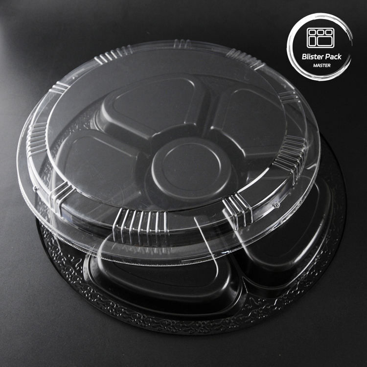 Ronde voedselverpakkingen Sushi take-out containers voor een verse en handige eetbeleving