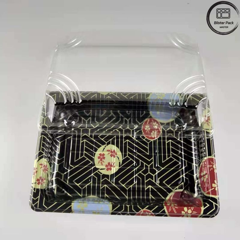 Premium Design Embossing Plastic Sushi Tray Blister Pack tegen concurrerende prijzen