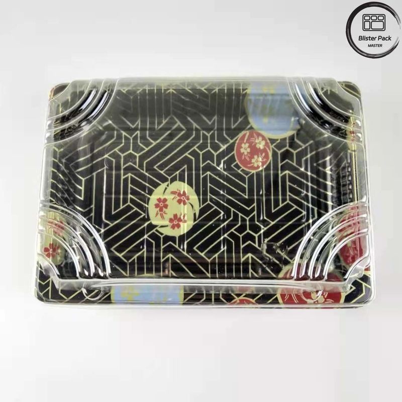 Premium Design Embossing Plastic Sushi Tray Blister Pack tegen concurrerende prijzen