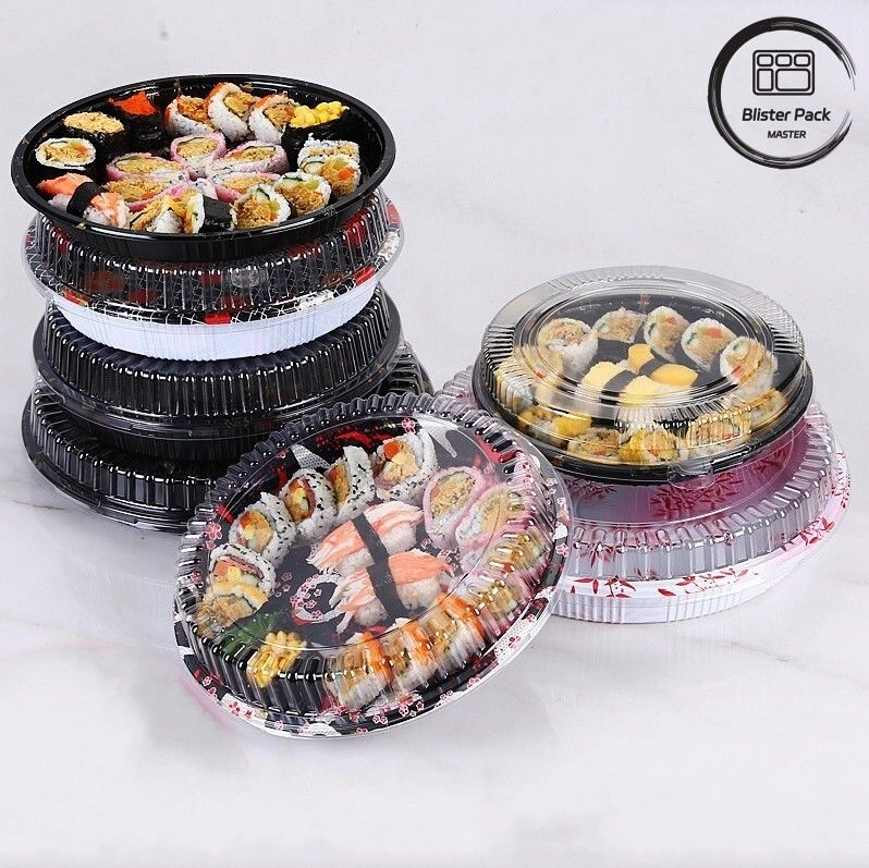 Blister Salad Box Takeaway Gemakkelijk en milieuvriendelijk Plastic Sushi Container