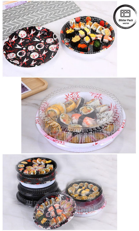 Blister Salad Box Takeaway Gemakkelijk en milieuvriendelijk Plastic Sushi Container