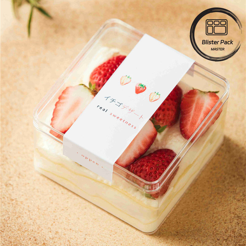 Vinnige levering Blister Plastic Pastry Container Ideaal voor bakkerij / Pastry Box Plastic