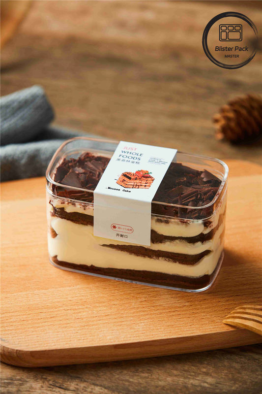Vinnige levering Blister Plastic Pastry Container Ideaal voor bakkerij / Pastry Box Plastic