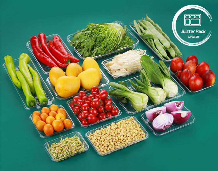 Eenmalige PET-voedingsproducten voor groenten en fruit voor veilige en verse opslag