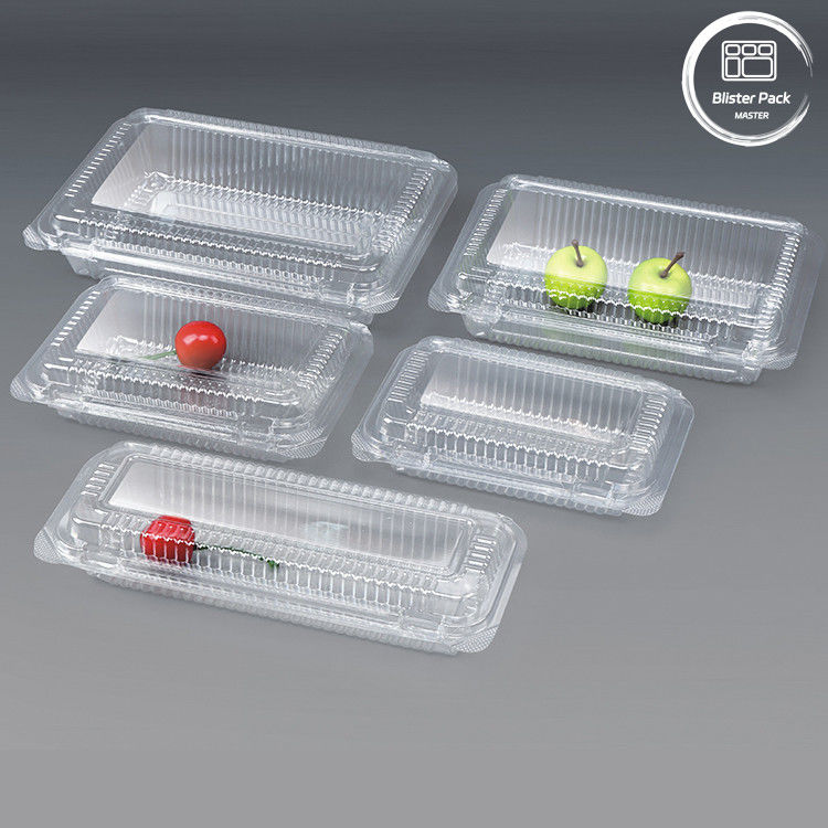 Op maat gemaakte transparante wegwerpcontainer voor fruit - PET-plastic tray voor de opslag van verse producten