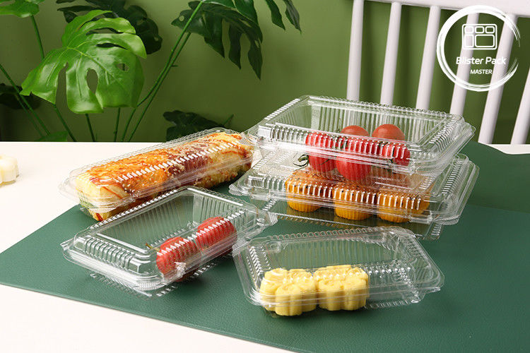 Op maat gemaakte transparante wegwerpcontainer voor fruit - PET-plastic tray voor de opslag van verse producten
