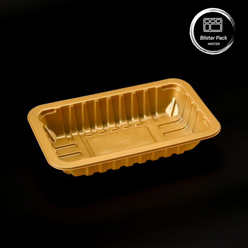 Persoonlijke PP Voedsel Vacuum gevormde verpakkingsbakken Wegwerp plastic serveerbakken met logo