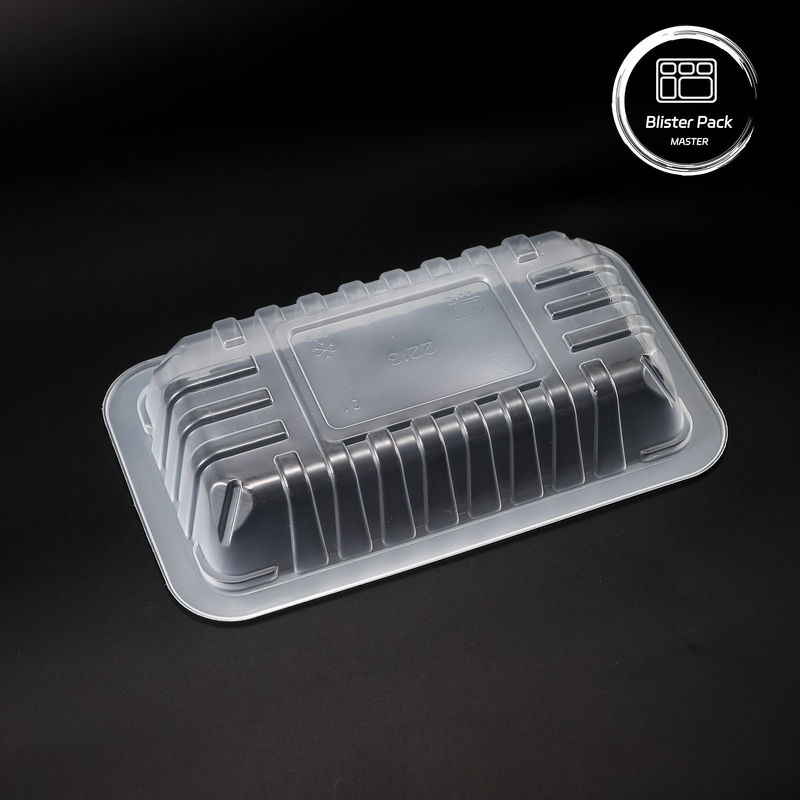 Persoonlijke PP Voedsel Vacuum gevormde verpakkingsbakken Wegwerp plastic serveerbakken met logo