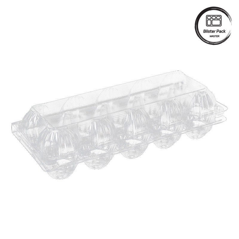 20/24/30 Cell PET Clear Plastic Egg Blister Tray Wegwerpeerbaar kwartel kip ei verpakking met deksel