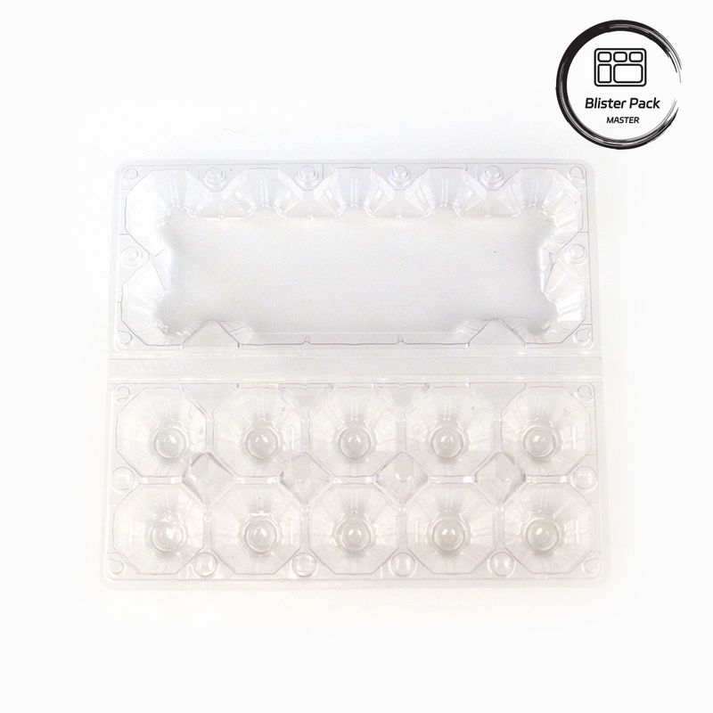 Plastic eierenbak veelzijdige container met 4 tot 15 gaten transparante aangepaste thermovormige bakken