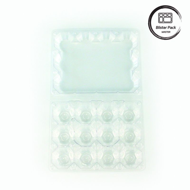 Plastic eierenbak veelzijdige container met 4 tot 15 gaten transparante aangepaste thermovormige bakken