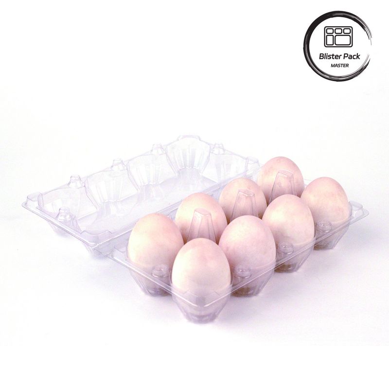 Plastic eierenbak veelzijdige container met 4 tot 15 gaten transparante aangepaste thermovormige bakken