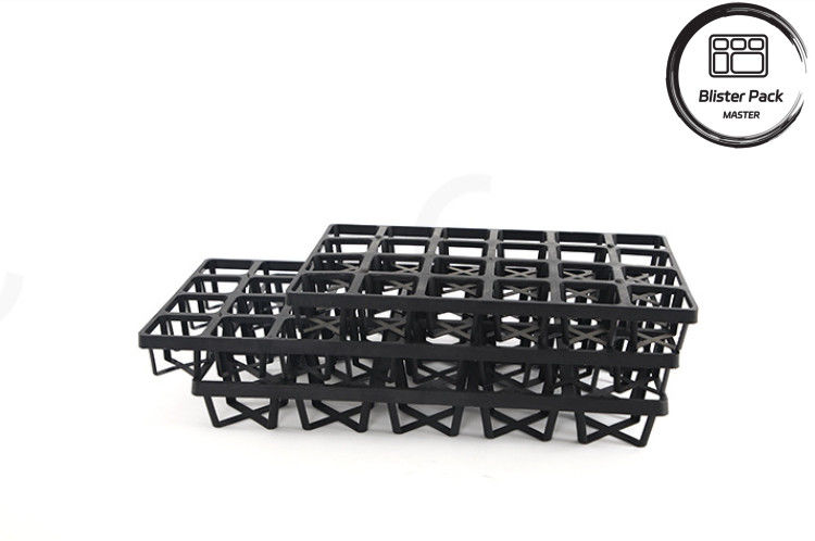 Duurzame plastic planterschaal 24 holes Succulente kwekerij pot te kweken schotel voor de tuin
