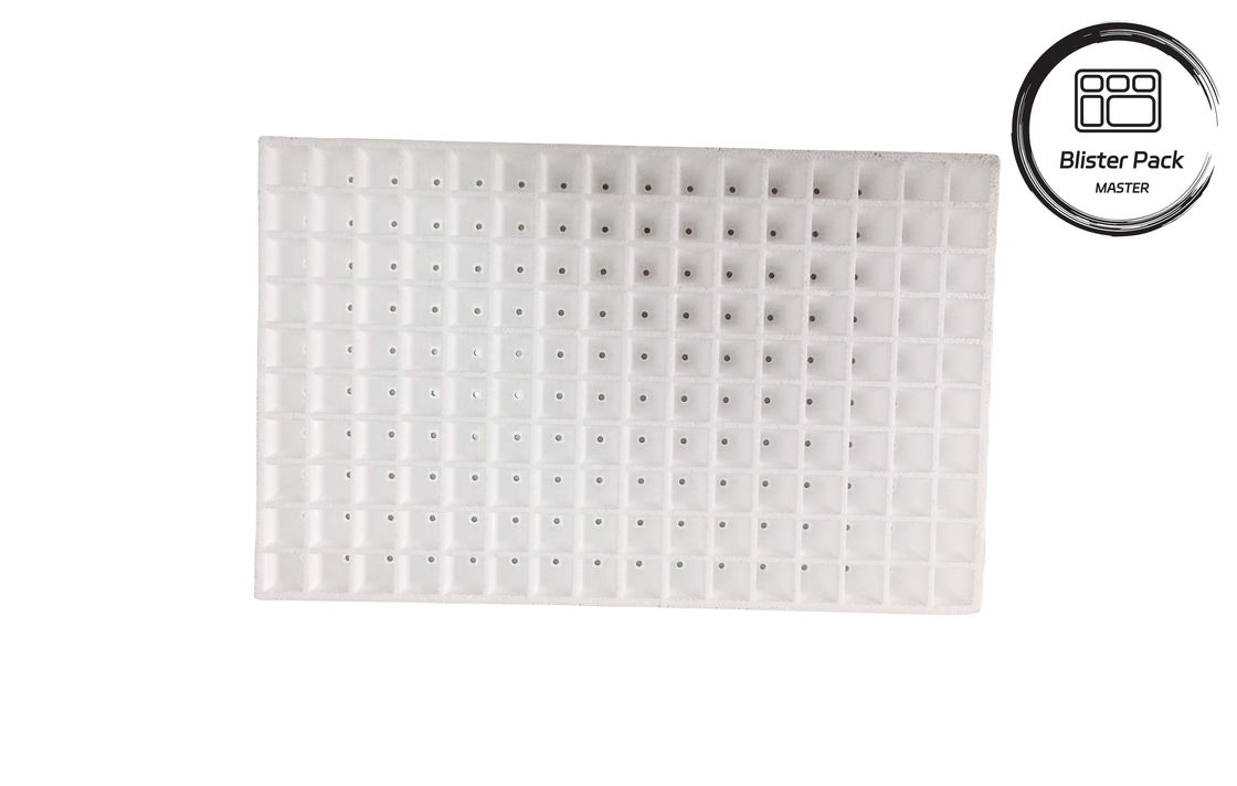 160-holes Floating Foam Seed Tray voor hydroponisch groente- en fruitzaad laboratoriumgebruik