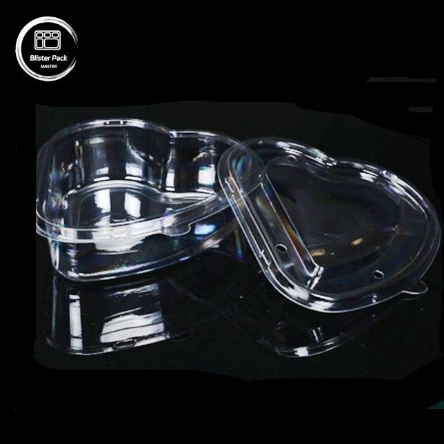 Eenmalige blaren transparante PP-plasticbak, 6-holte verpakking voor chocolade, snoep, mooncake, muffin en knoflook