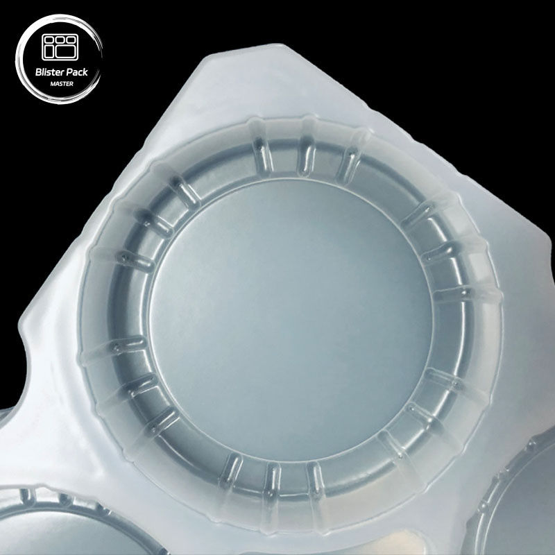 Fabriek OEM Protective Turnover PP Blister Tray met deksel, drankfles en yoghurtbeker verpakking