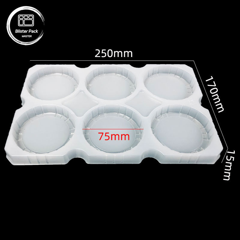 Fabriek OEM Protective Turnover PP Blister Tray met deksel, drankfles en yoghurtbeker verpakking