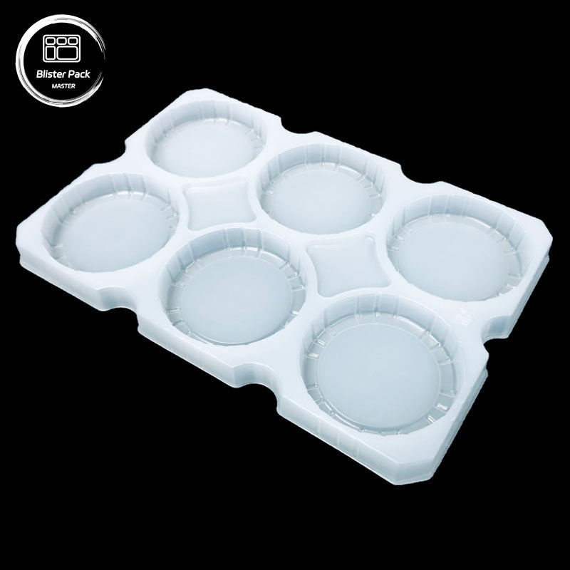 Fabriek OEM Protective Turnover PP Blister Tray met deksel, drankfles en yoghurtbeker verpakking
