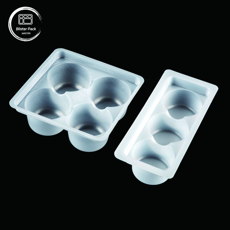 PP-vriezerbak met splitsers, plastic verpakkingen voor mochi, ijs, rijstballen, soep, knoflook en snacks