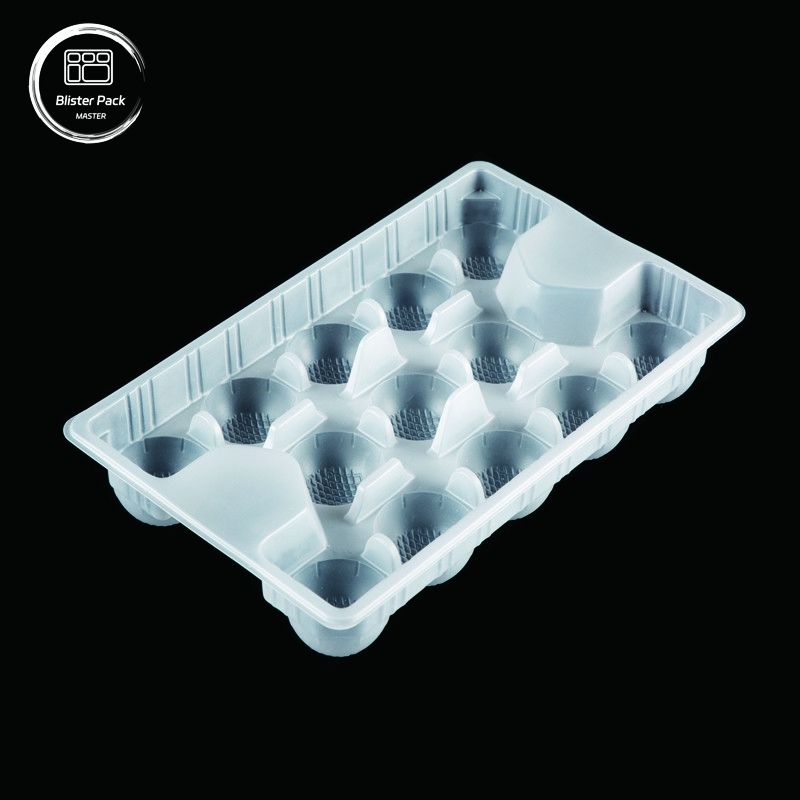 PP-vriezerbak met splitsers, plastic verpakkingen voor mochi, ijs, rijstballen, soep, knoflook en snacks