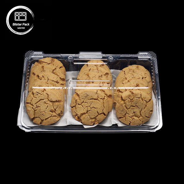 Persoonlijke duidelijke PET Swiss Roll Cake Box voor voedselgrade dessert en cadeau verpakking