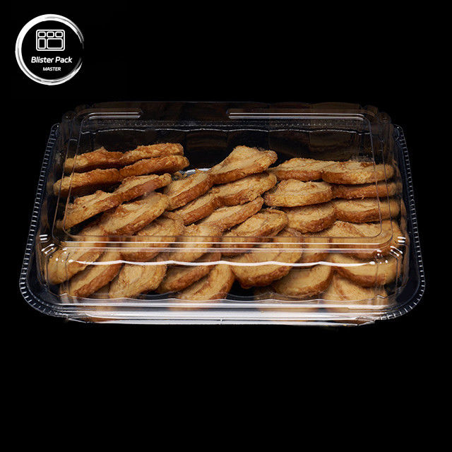 Persoonlijke duidelijke PET Swiss Roll Cake Box voor voedselgrade dessert en cadeau verpakking
