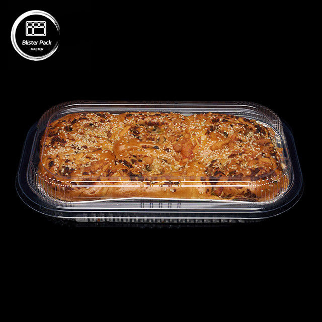 Persoonlijke duidelijke PET Swiss Roll Cake Box voor voedselgrade dessert en cadeau verpakking