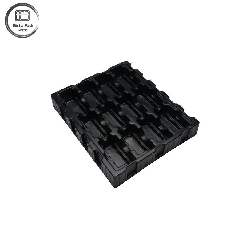 ESD PS PCB-verpakkingsbak, antistatische plastic blisterbak voor elektronica
