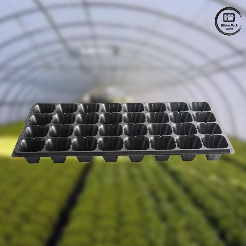 32/50/72/105/128/200 Cel-PET-zaadbak voor de ontkieming van planten, zaadbakken voor groentetuinen