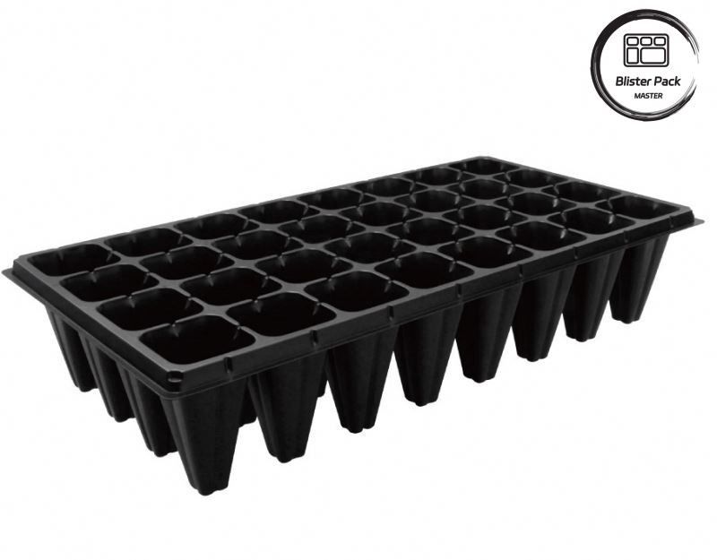 110 mm diepe 32-cel PS zaadbak, duurzaam plastic ontkiemen en zaad startbak