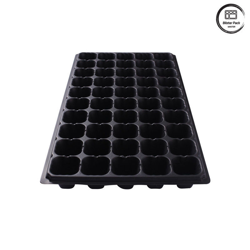 50 celplug zaadbakken voor de vermenigvuldiging van planten, duurzame kunststof zaadplanters