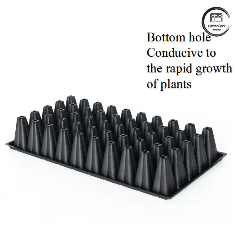 50-holes zaadplanter, hard plastic kwekerij vermenigvuldigingsplaat voor tuingeren thuis