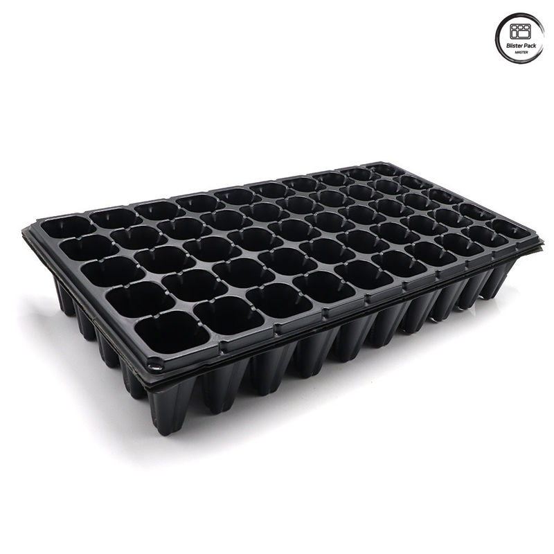 50/72-Cell plastic zaadbak, koolzaadpotten voor bloemen en kwekerijen
